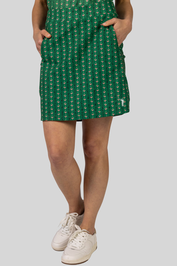 Cocktail Seersucker Spinner Skirt