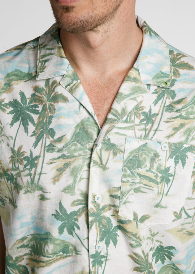 Just Beachy Vacation Button Down