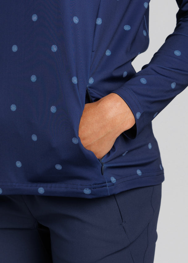 Divot Dots Chip Shot Pocket Pullover