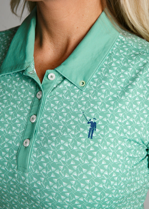 Martinis And Mowers Polo Dress