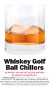 Whiskey Golf Ball Chillers
