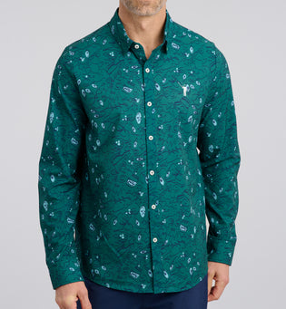 25,000 Bulbs Men's Long Sleeve Button Down