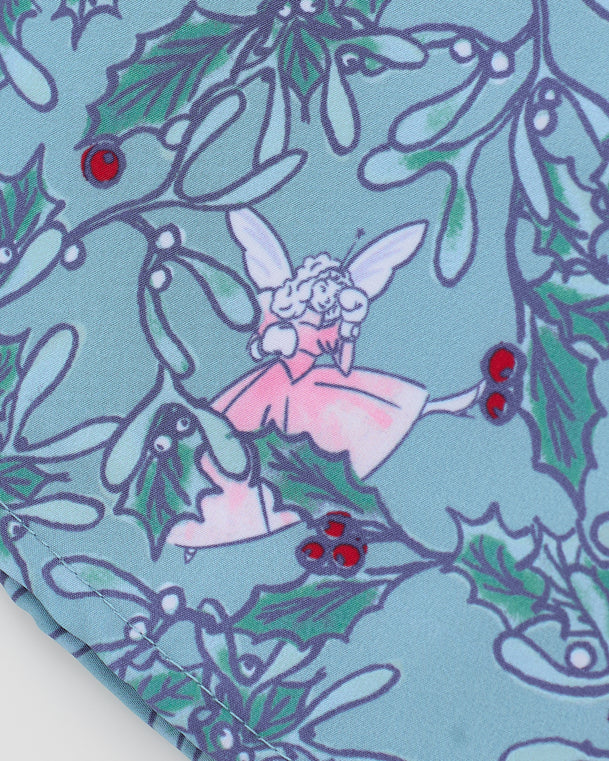 Painful Truth Long Sleeve Button Down | Slate | Detail 2 | William Murray Golf