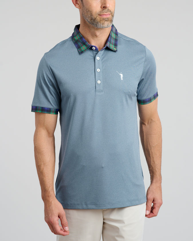 Murray Family Ties Men's Polo | Water | William Murray Golf