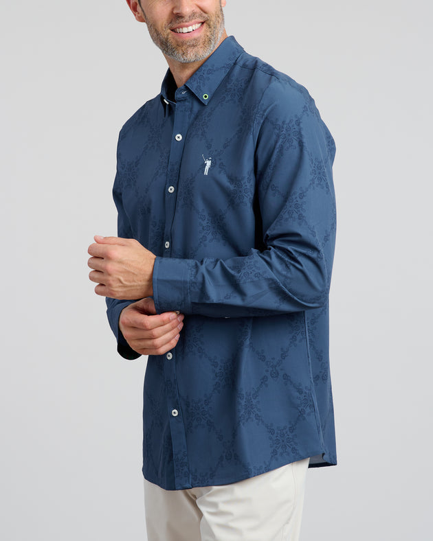 Moose Mulligans Men's Long Sleeve Button Down