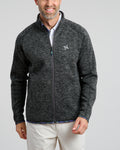Flop Shot Men's Full Zip Jacket | Charcoal | Front | Studio | William Murray Golf