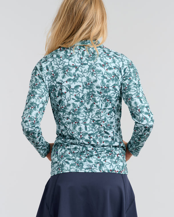 Painful Truth Women's Pocket Pullover | Ice Blue | Back | William Murray Golf