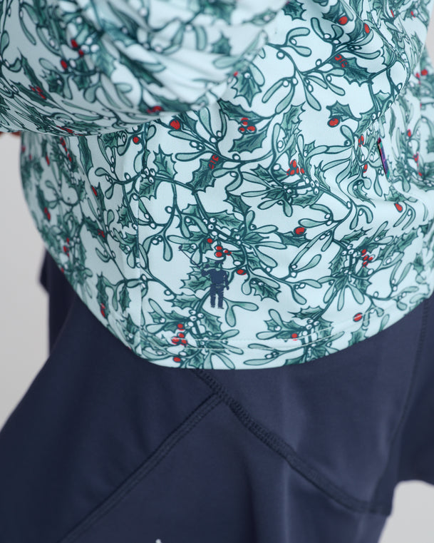 Painful Truth Women's Pocket Pullover | Ice Blue | Logo | William Murray Golf