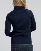 Flop Shot Women's Full Zip Jacket | Navy | Back | Studio | William Murray Golf