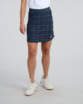 Dark Tartan Women's Spinner Skirt | Front | Studio | William Murray Golf