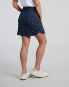 Dark Tartan Women's Spinner Skirt | Back 2 | Studio | William Murray Golf