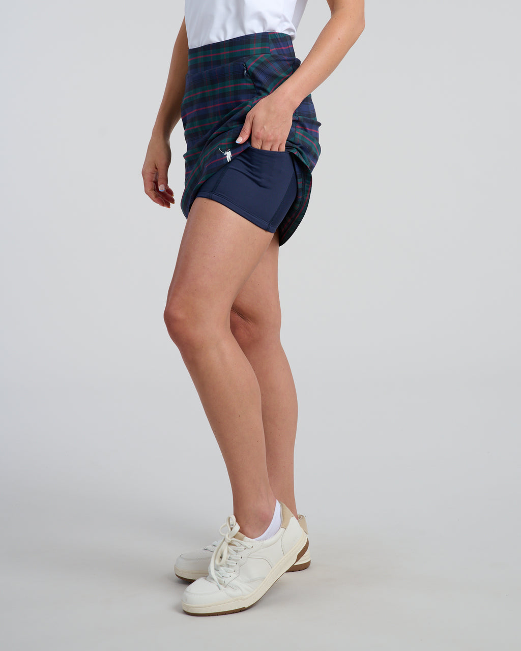 Dark Tartan Women's Spinner Skirt | Underall | William Murray Golf