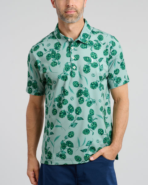 What's Hoppenin' Men's Polo | Olive | William Murray Golf