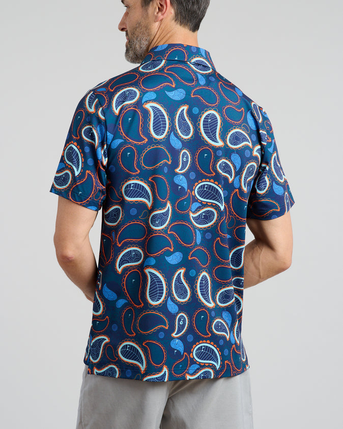 Paisley Putter Men's Polo | Navy | William Murray Golf