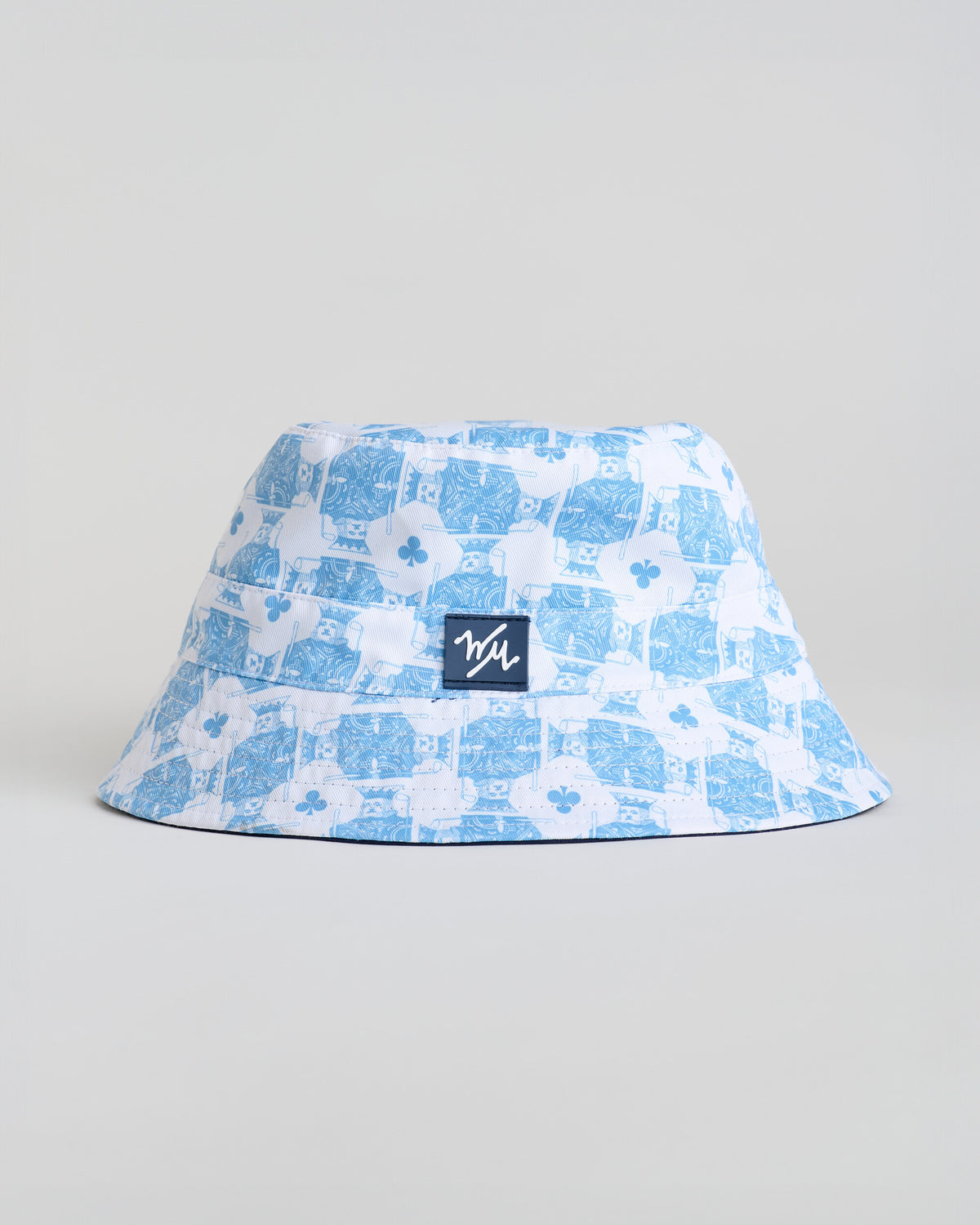 King of Clubs Bucket Hat | White | Front | William Murray Golf