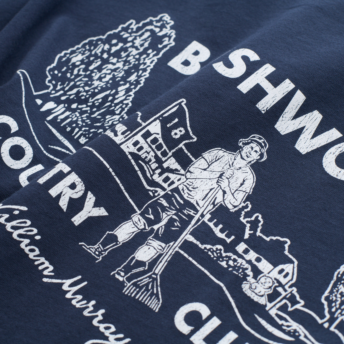Bushwood CC Hoodie T-Shirt | Navy | Graphic | William Murray Golf