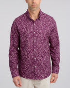 Abstract Arrangement Men's Long Sleeve Button Down