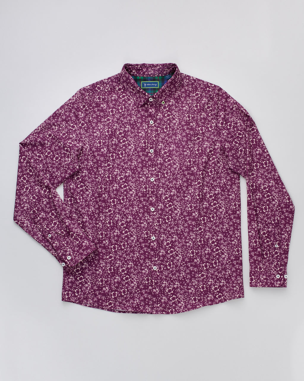 Abstract Arrangement Men's Long Sleeve Button Down