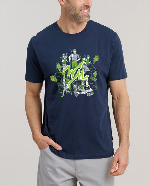 Ain't Afraid T-Shirt | Navy | William Murray Golf