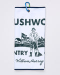 Bushwood CC Cart Towel | White | Front | William Murray Golf