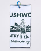 Bushwood CC Cart Towel | White | Front | William Murray Golf