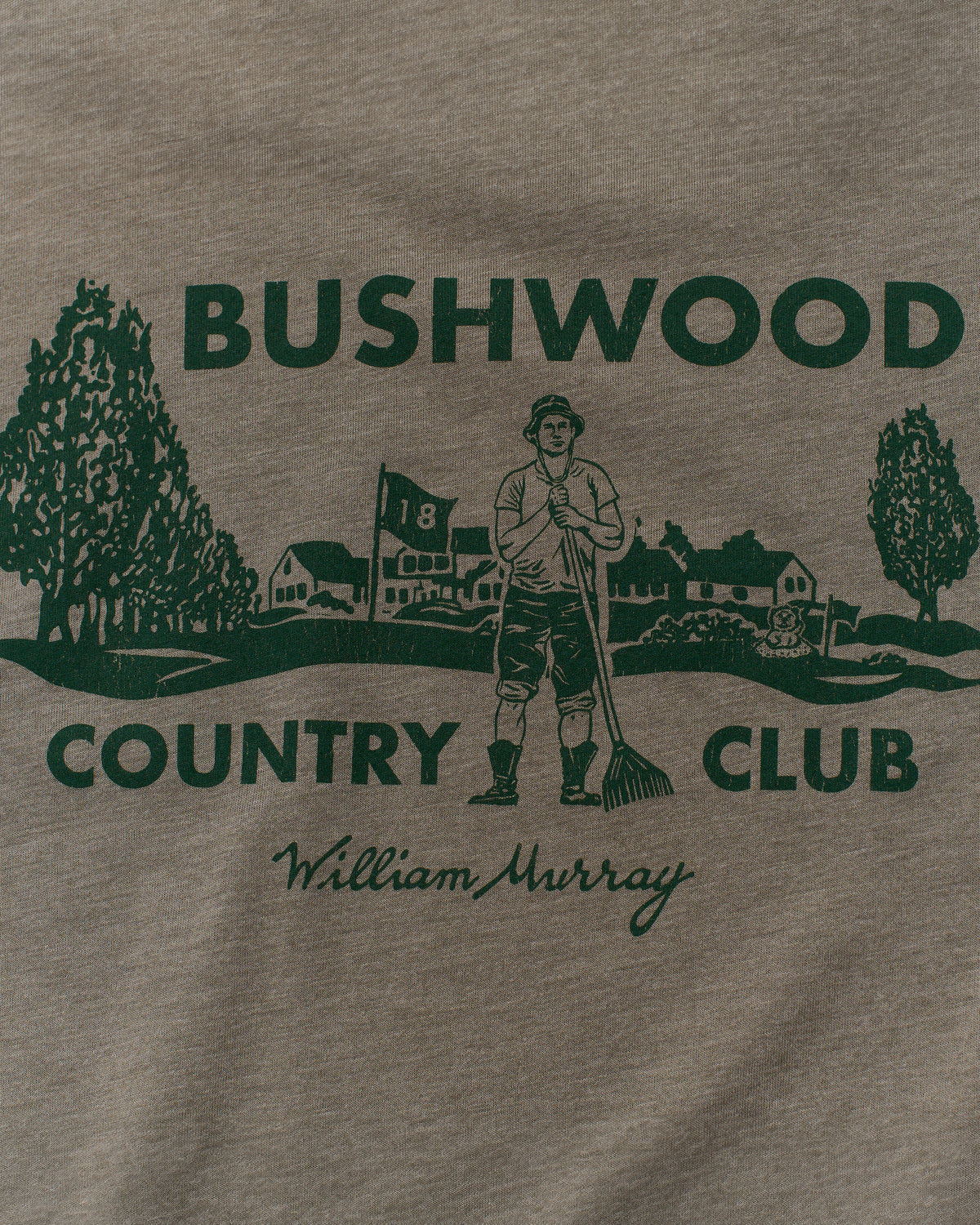 Bushwood CC T-Shirt | Heathered Grey | Graphic | William Murray Golf