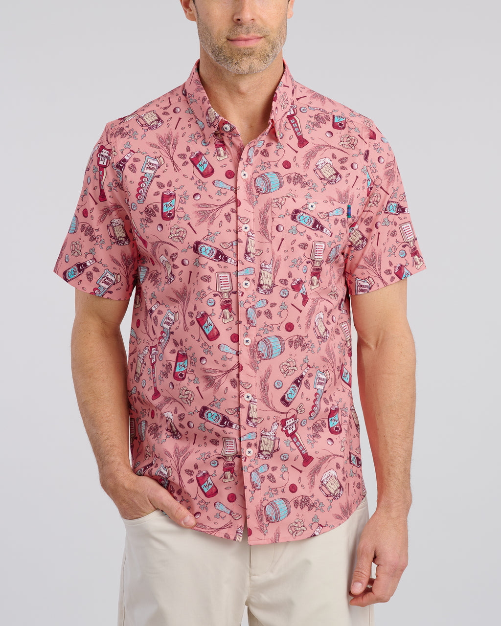 Beer Rulez Men's Button Down