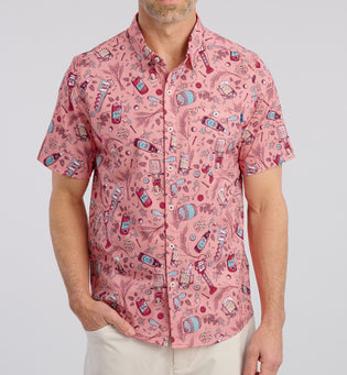 Beer Rulez Men's Button Down