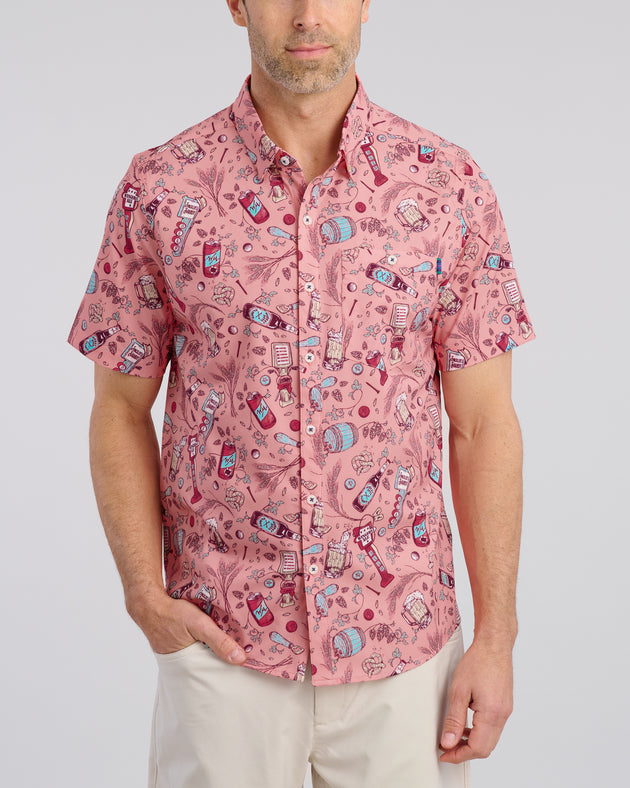 Beer Rulez Men's Button Down