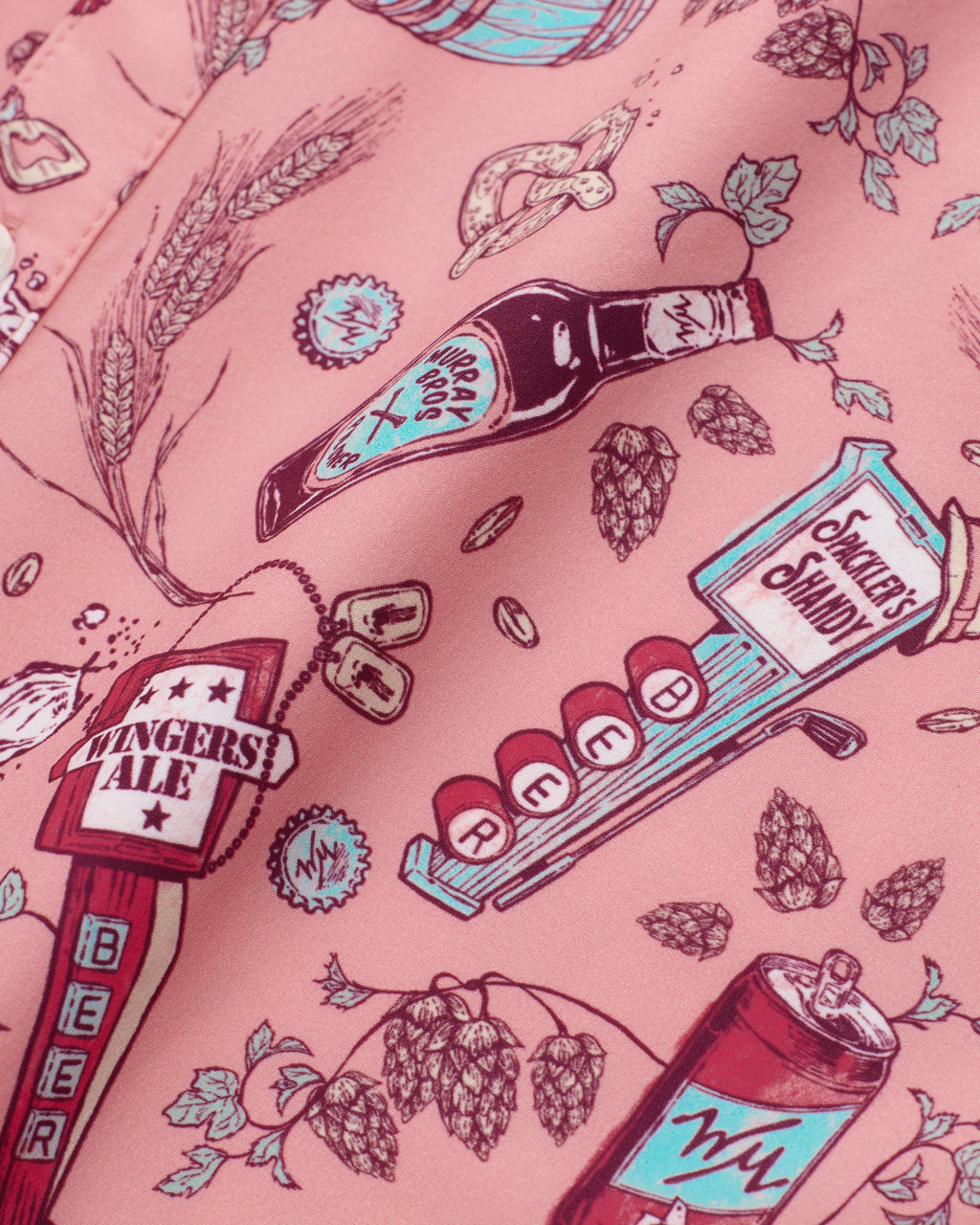 Beer Rulez Men's Button Down