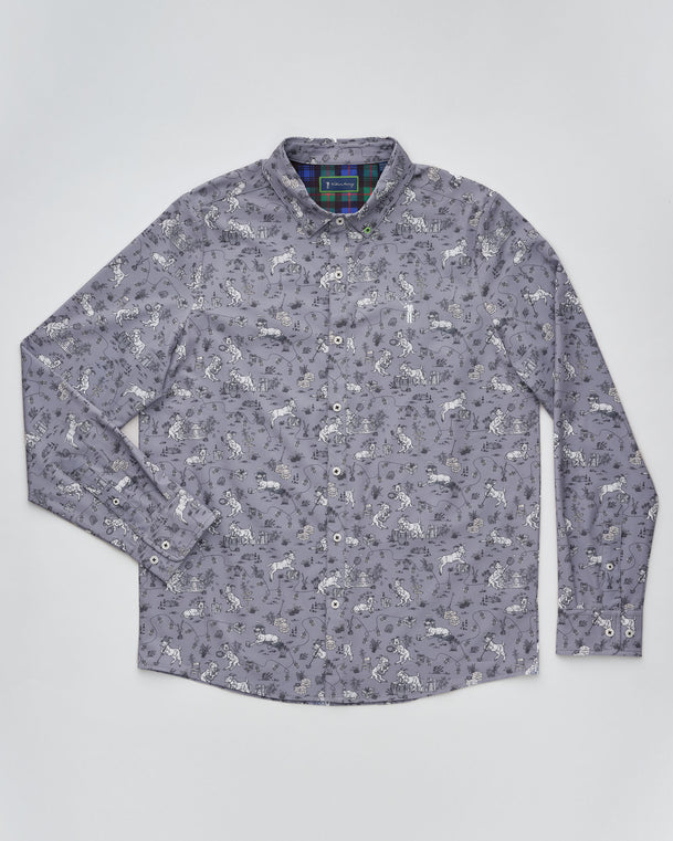 Billy G.O.A.T. Men's Long Sleeve Button Down