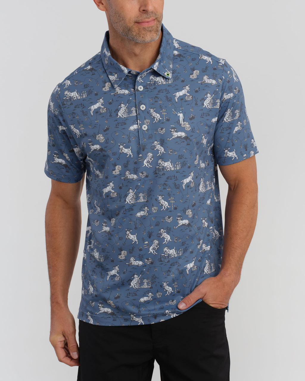 Billy G. O. A. T. Men's Polo