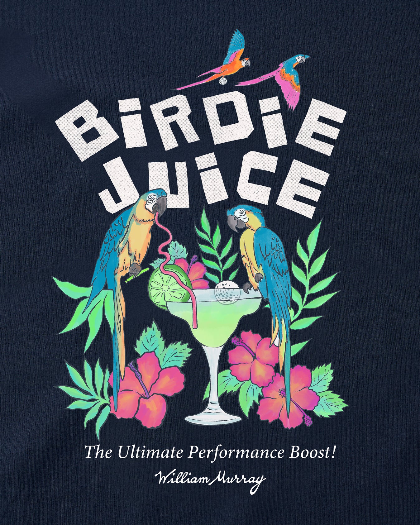 Birdie Juice T-Shirt | Navy | William Murray Golf