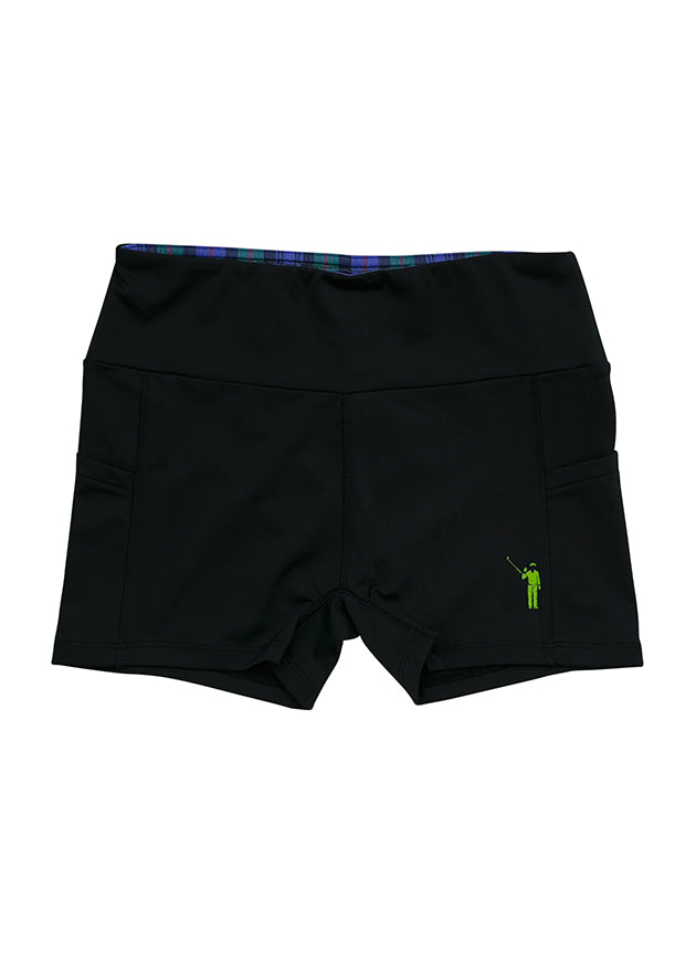 Murray Classic Women's Underall Shorts | Black | Studio Front | William Murray Golf