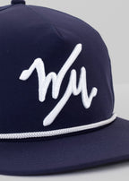 Noonan Rope Hat | Navy | Logo | William Murray Golf