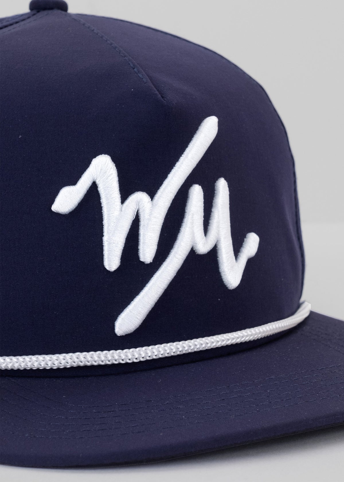 Noonan Rope Hat | Navy | Logo | William Murray Golf