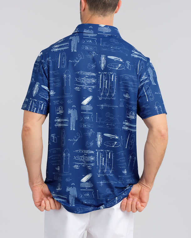 Blueprint-For-The-Barrel Men's Polo