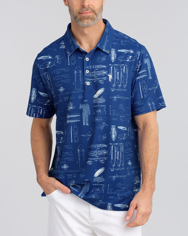 Blueprint-For-The-Barrel Men's Polo