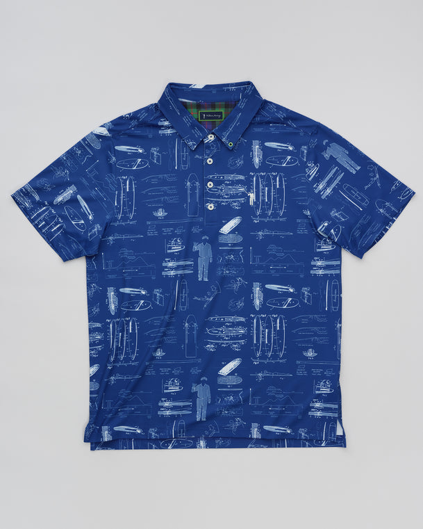 Blueprint-For-The-Barrel Men's Polo