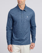Caddy Quotes Men's Long Sleeve Polo