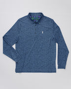 Caddy Quotes Men's Long Sleeve Polo