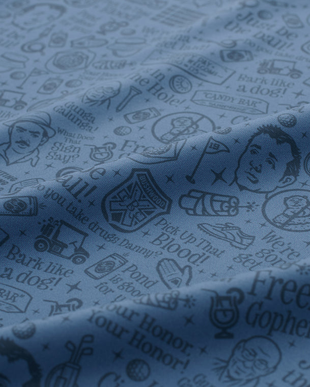 Caddy Quotes Men's Long Sleeve Polo