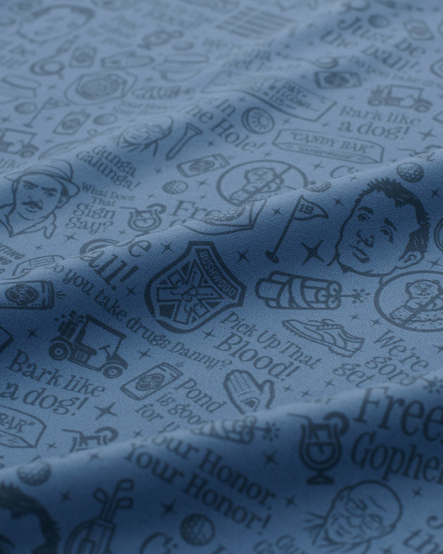 Caddy Quotes Men's Long Sleeve Polo