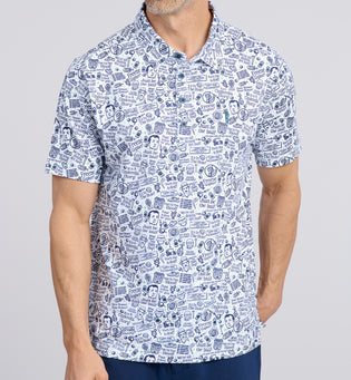 Caddy Quotes Men's Polo