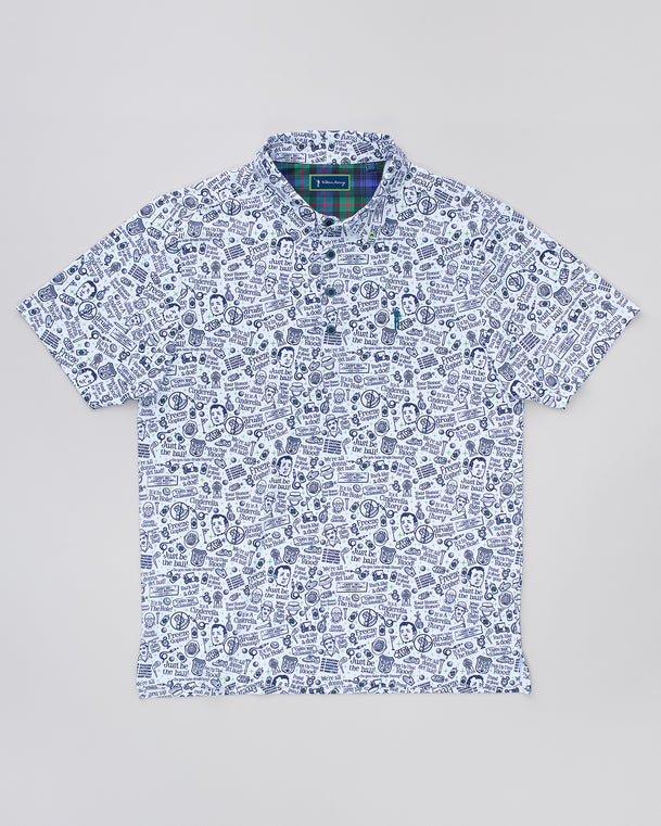 Caddy Quotes Men's Polo