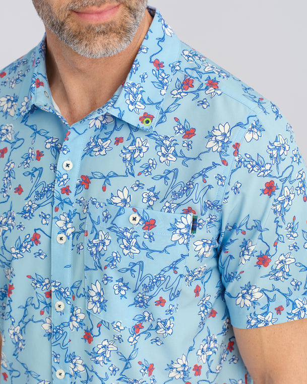 Carolina Jasmine Men's Button Down