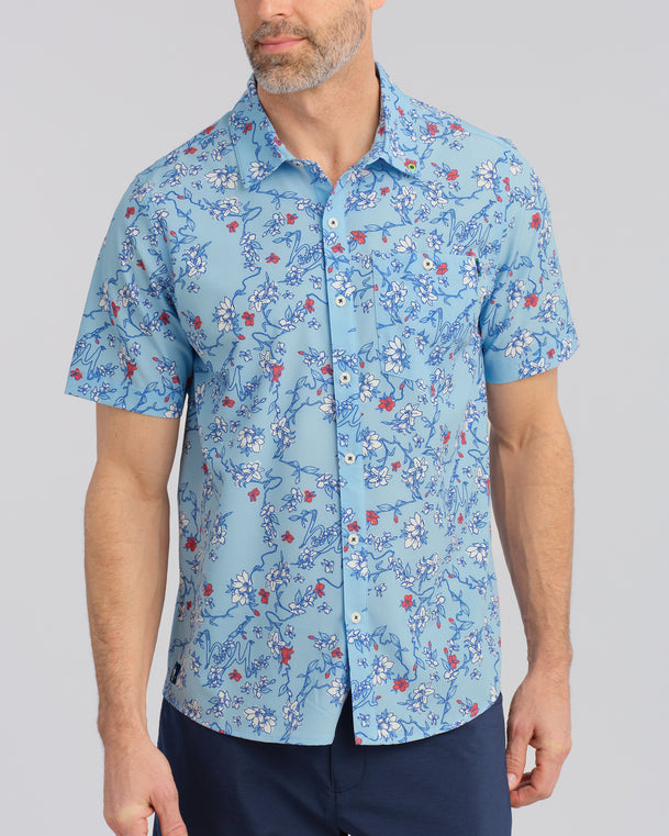 Carolina Jasmine Men's Button Down