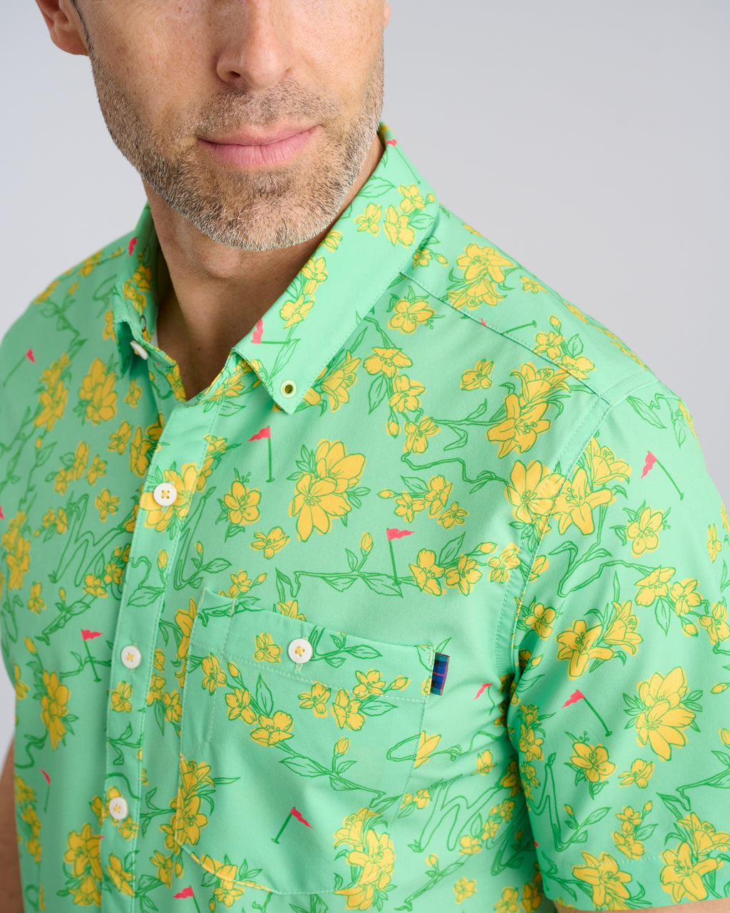 Carolina Jasmine Men's Button Down