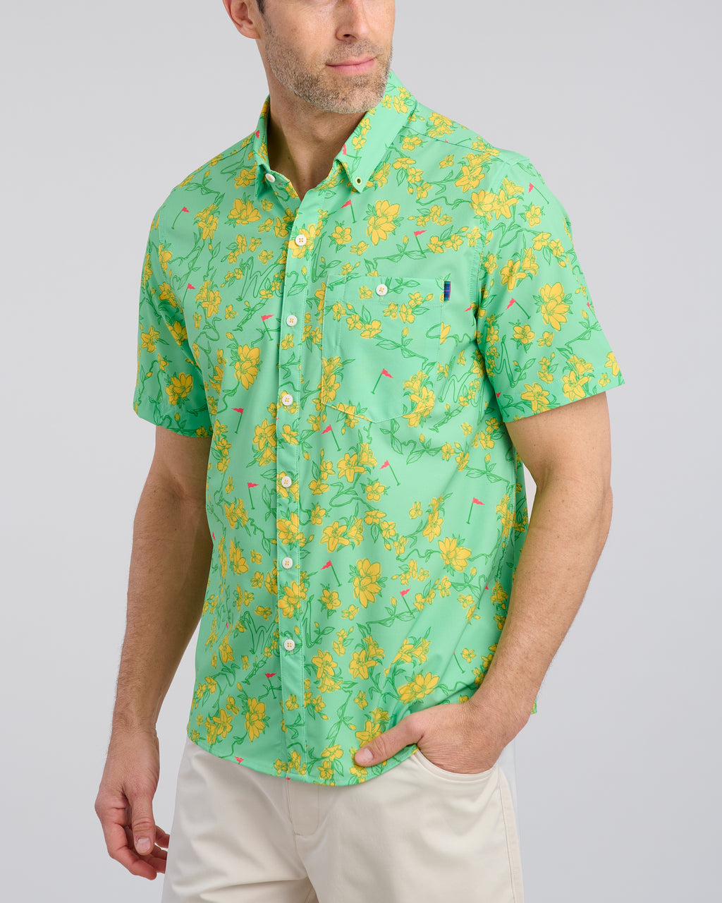 Carolina Jasmine Men's Button Down