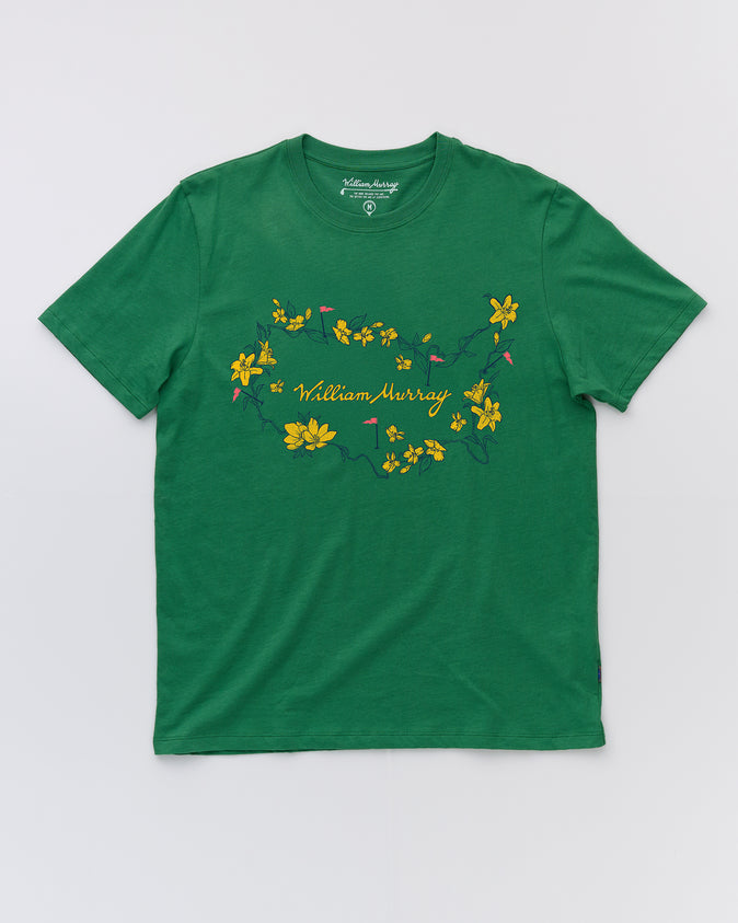 Carolina Jasmine T-Shirt | Green | William Murray Golf